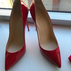 Christian Louboutin Pigalle Red Patent Pumps
